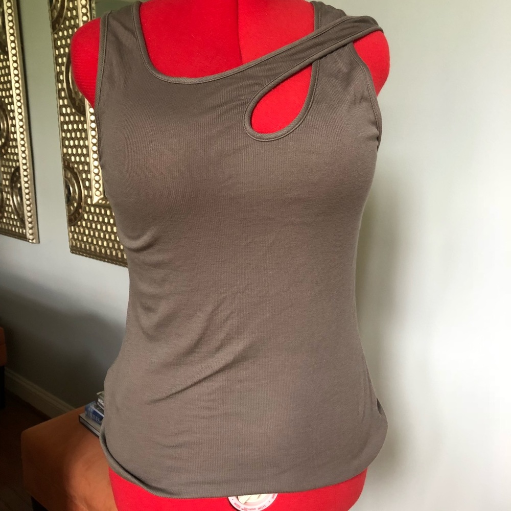BCBG asymmetrical tank
